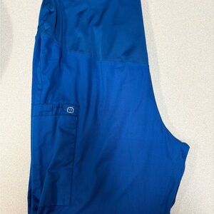 maternity Blue Scrub Pants‎ Large